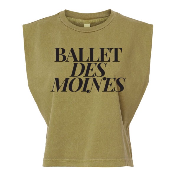 American Apparel - Garment-Dyed Women's Heavyweight Muscle Tee - Printed Logo Thumbnail