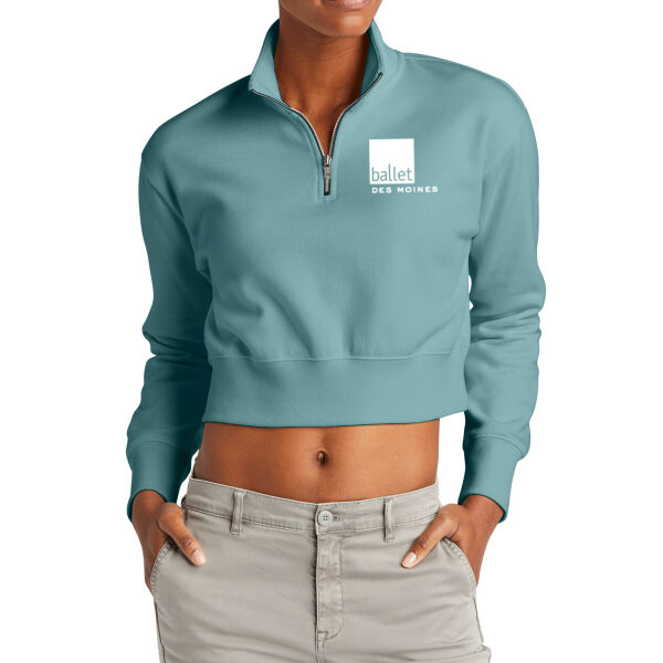 District Womens VIT Fleece 1/2 Zip - Embroidered Logo Thumbnail