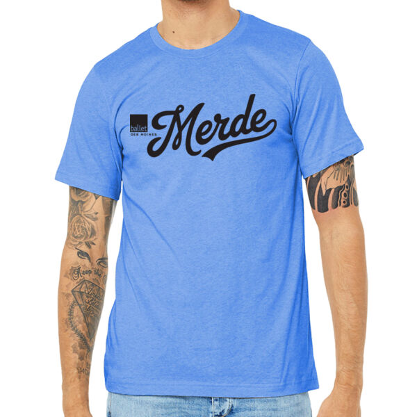 BELLA + CANVAS Unisex Heather CVC Short Sleeve Tee - Printed Logo Thumbnail