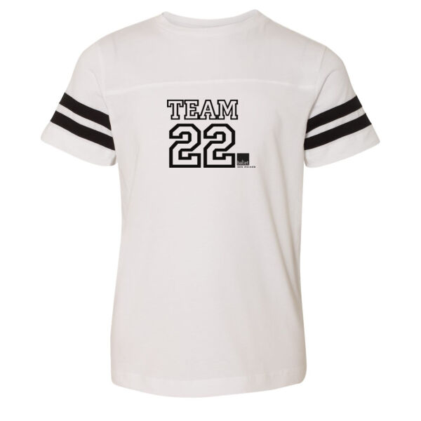 TEAM TUTU - LAT Youth Football Fine Jersey Tee - Printed Logo Thumbnail