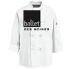 Eight Knot Button Chef Coat with Thermometer Pocket Thumbnail