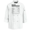Eight Knot Button Chef Coat with Thermometer Pocket Thumbnail