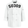 Eight Knot Button Chef Coat with Thermometer Pocket Thumbnail