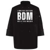 Ten Pearl Button Black Chef Coat Thumbnail
