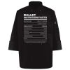 Ten Pearl Button Black Chef Coat Thumbnail