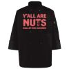 Ten Pearl Button Black Chef Coat Thumbnail