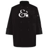 Ten Pearl Button Black Chef Coat Thumbnail
