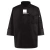 Black Knot Button Chef Coat Thumbnail