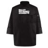 Black Knot Button Chef Coat Thumbnail